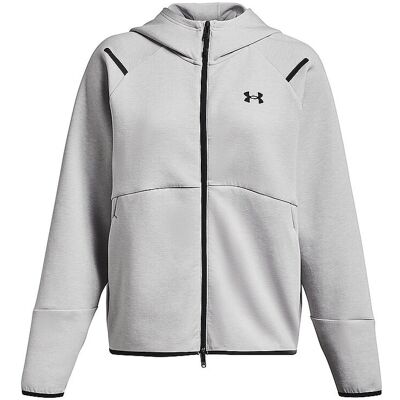 UNDER ARMOUR Damen Kapuzenjacke UA Unstoppable Fleece mit durchgehendem Zip grau XL XL UNDER ARMOUR Damen Kapuzenjacke UA Unstoppable Fleece mit durchgehendem Zip grau XL XL