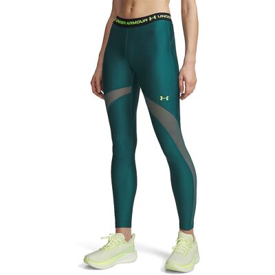 UNDER ARMOUR Damen Fitnesstight HeatGear® Mesh petrol M M UNDER ARMOUR Damen Fitnesstight HeatGear® Mesh petrol M M