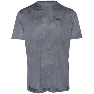 UNDER ARMOUR Herren Fitnessshirt UA TechTM Vent Jacquard grau L L UNDER ARMOUR Herren Fitnessshirt UA TechTM Vent Jacquard grau L L