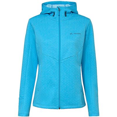 VAUDE Damen Fleecejacke Skomer Hiking Hoodie hellblau 44 44 VAUDE Damen Fleecejacke Skomer Hiking Hoodie hellblau 44 44