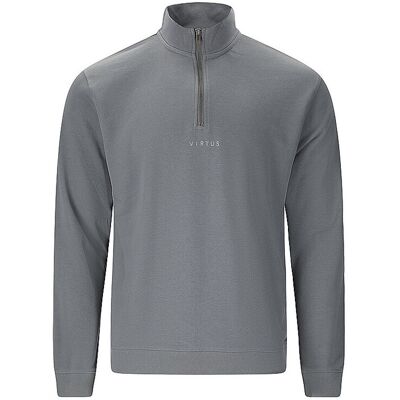VIRTUS Herren Sweater Minne Half Zip grau L L VIRTUS Herren Sweater Minne Half Zip grau L L
