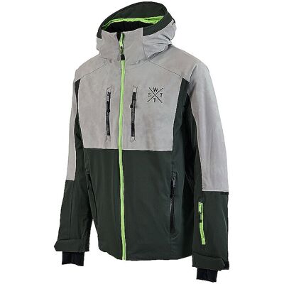 WATTS Herren Skijacke Blow dunkelgrün L L WATTS Herren Skijacke Blow dunkelgrün L L