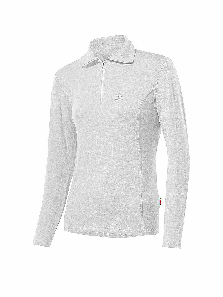 LÖFFLER Damen TRANSTEX® Zip-Rolli Basic weiß   Größe: 42   10990 Auf Lager Damen 42