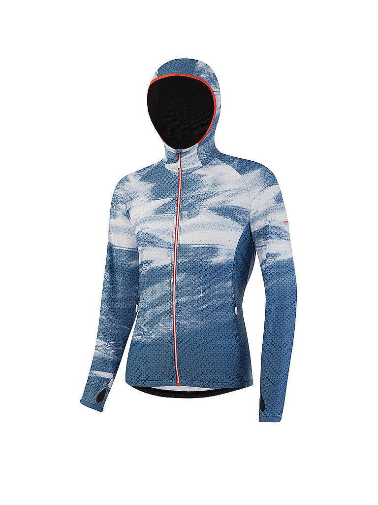 LÖFFLER Damen Langlauf-Hoodie Speed Rew blau   Größe: 40   25306 Auf Lager Damen 40