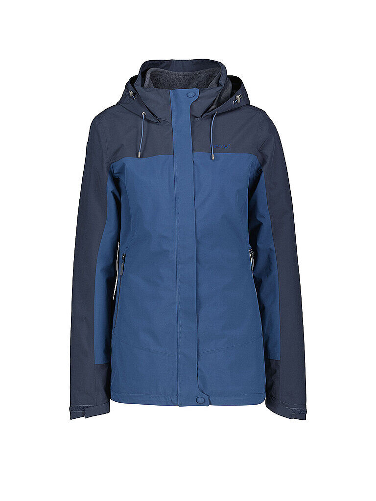 MERU Damen Wanderjacke Wasilla 2in1 blau   Größe: 42   FND211.01 Auf Lager Damen 42