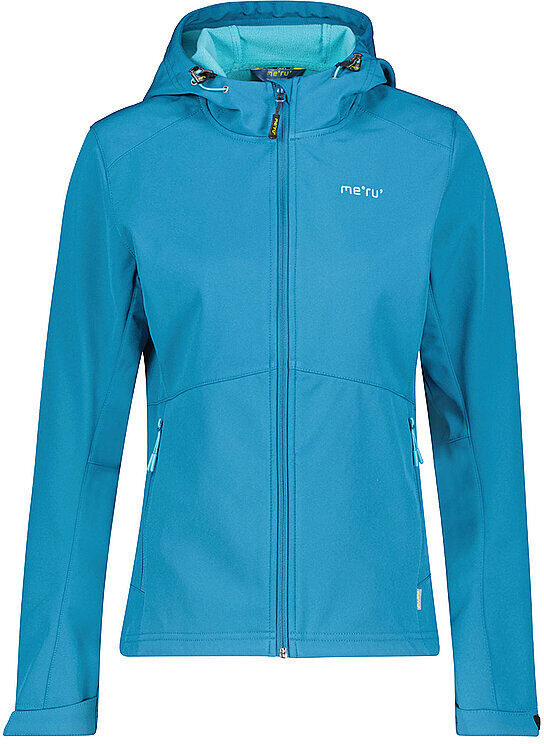 MERU Damen Softshelljacke Brest Hoodie blau   Größe: 42   ME81100 Auf Lager Damen 42