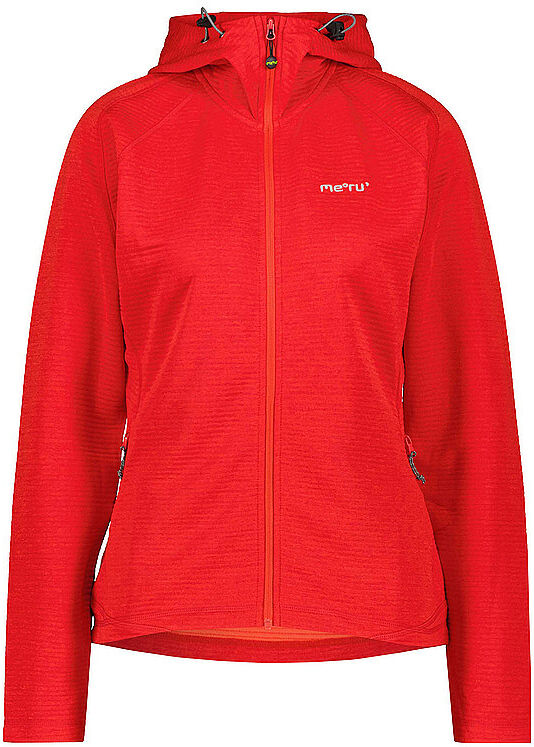 MERU Damen Fleecjacke Outram W mit Kapuze rot   Größe: M   MEWC01352 Auf Lager Damen M