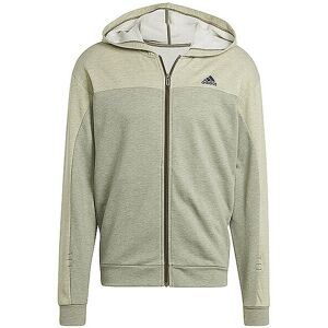 Adidas Herren Kapuzenjacke Melange olive   Größe: S   IJ8977 Auf Lager Herren S