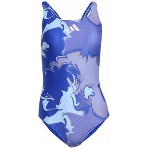 Adidas Damen Badeanzug Tie-Dyed Graphic V-Back blau 34 34 Adidas Damen Badeanzug Tie-Dyed Graphic V-Back blau 34 34