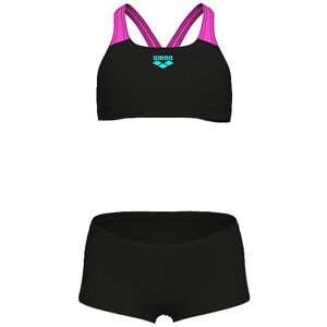 ARENA Mädchen Bikini Solid schwarz 140 140 ARENA Mädchen Bikini Solid schwarz 140 140