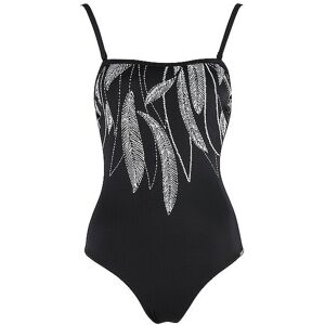 CHARMLINE Damen Badeanzug schwarz 44B 44B CHARMLINE Damen Badeanzug schwarz 44B 44B