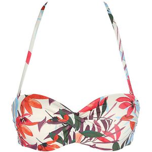 LASCANA Damen Bikinioberteil Bandeau creme 36D 36D LASCANA Damen Bikinioberteil Bandeau creme 36D 36D