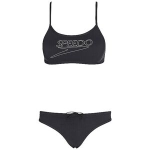 SPEEDO Damen Bikini Endurance Logo grau 38 38 SPEEDO Damen Bikini Endurance Logo grau 38 38