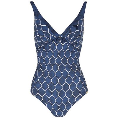 CHARMLINE Damen Badeanzug dunkelblau 48C 48C CHARMLINE Damen Badeanzug dunkelblau 48C 48C