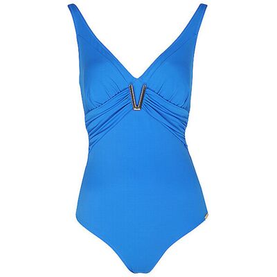 CHARMLINE Damen Badeanzug blau 38F 38F CHARMLINE Damen Badeanzug blau 38F 38F