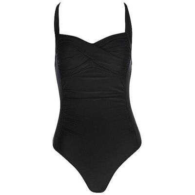 DARLING HARBOUR Damen Badeanzug Wrapped schwarz 38 38 DARLING HARBOUR Damen Badeanzug Wrapped schwarz 38 38