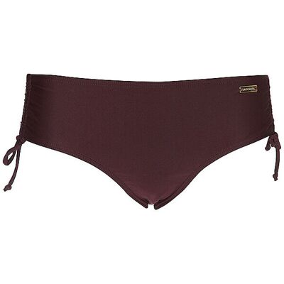 LASCANA Damen Bikinihose mit Raffung dunkelrot 40 40 LASCANA Damen Bikinihose mit Raffung dunkelrot 40 40