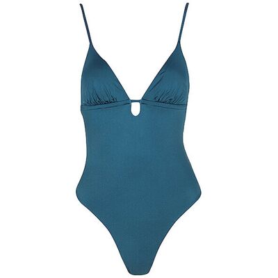 MRS & HUGS Damen Badeanzug Basic Young petrol S S MRS & HUGS Damen Badeanzug Basic Young petrol S S