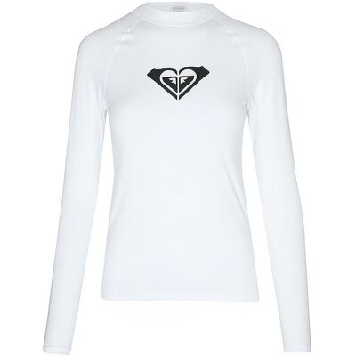 ROXY Damen Lycrashirt Whole Hearted weiss XL XL ROXY Damen Lycrashirt Whole Hearted weiss XL XL