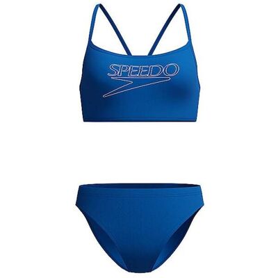 SPEEDO Damen Bikini Endurance Logo blau 40 40 SPEEDO Damen Bikini Endurance Logo blau 40 40