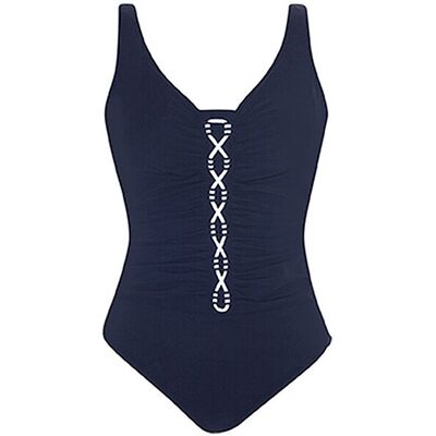 SUNFLAIR Damen Badeanzug dunkelblau 46E 46E SUNFLAIR Damen Badeanzug dunkelblau 46E 46E
