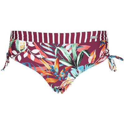 VENICE BEACH Damen Bikinihose mit Raffung dunkelrot 36 36 VENICE BEACH Damen Bikinihose mit Raffung dunkelrot 36 36