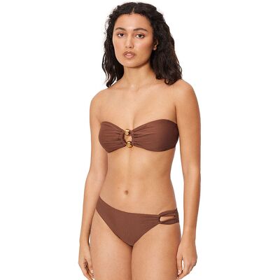 YSABEL MORA Damen Bikinioberteil Bandeau braun 75B 75B YSABEL MORA Damen Bikinioberteil Bandeau braun 75B 75B