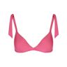 HOT STUFF Damen Bikinioberteil mit Maschen Solids pink   Größe: 38   HS23-B-02 Auf Lager Damen 38