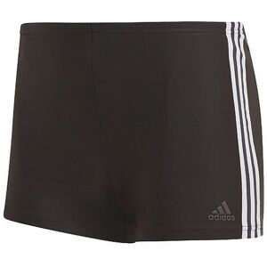 Adidas Herren Beinbadehose 3-Streifen Boxer schwarz   Größe: 8 (L)   DP7533 Auf Lager Herren 8 (L)