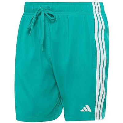 Adidas Herren Badeshort 3S 8 dunkelgrün M M Adidas Herren Badeshort 3S 8 dunkelgrün M M