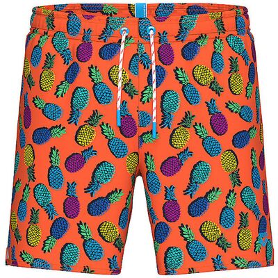 ARENA Herren Badeshorts Beach Boxer Allover orange L L ARENA Herren Badeshorts Beach Boxer Allover orange L L