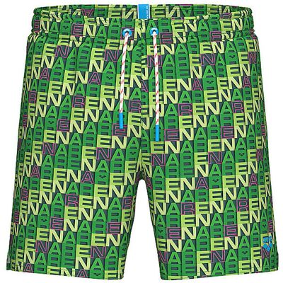 ARENA Herren Badeshorts Beach Boxer Allover grün L L ARENA Herren Badeshorts Beach Boxer Allover grün L L