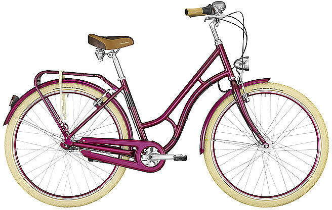 BERGAMONT Damen Urbanbike 28" Summerville N7 CB 2022 rot   Größe: 48CM   286780 Auf Lager Damen 48CM