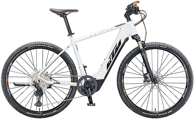 KTM Herren E-Crossbike 28" Macina Cross 610 weiß   Größe: 51CM   021345111 Auf Lager Herren 51CM