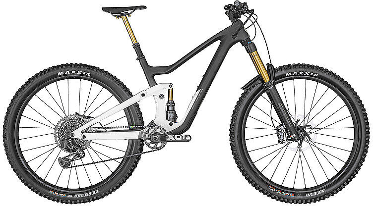 Scott Mountainbike 29" Ransom 900 Tuned AXS 2022 schwarz   Größe: XL   286305 Auf Lager Unisex XL