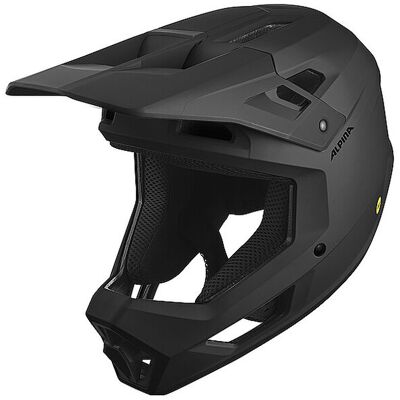 ALPINA Fahrradhelm Fullface Pikes Mips schwarz 52-55CM 52-55CM ALPINA Fahrradhelm Fullface Pikes Mips schwarz 52-55CM 52-55CM