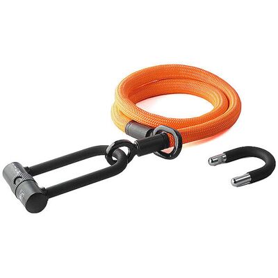 TEX-LOCK Bügelschloss mit Textilseil Eyelet 120 acid orange orange EG TEX-LOCK Bügelschloss mit Textilseil Eyelet 120 acid orange orange EG