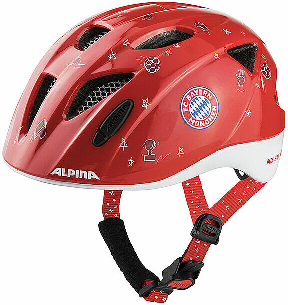 ALPINA Kinder Fahrradhelm Ximo FC Bayern München Edition rot   Größe: 45-49CM   A9775 Auf Lager Unisex 45-49CM