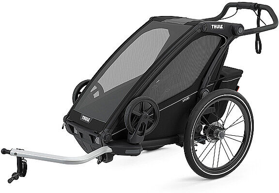 THULE Fahrradanhänger Chariot Sport 1 schwarz   10201021 Auf Lager Unisex EG