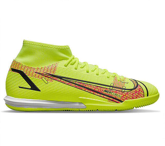 NIKE Hallen-Fußballschuhe Mercurial Superfly 8 Academy IC gelb   Größe: 44   CV0847 Auf Lager Unisex 44