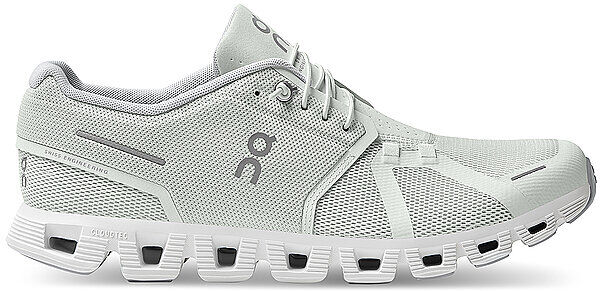 ON Herren Laufschuhe Cloud 5 ICE WHITE weiß   Größe: 40.5   59 Auf Lager Herren 40.5