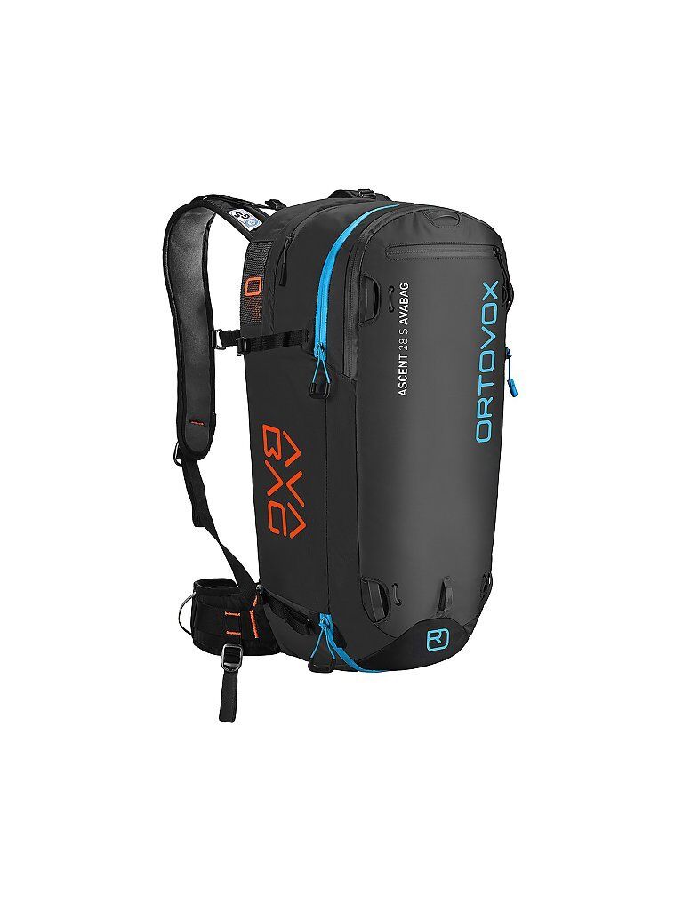 ORTOVOX Lawinenairbag-Rucksack Ascent 28L Avabag schwarz   46103 Auf Lager Unisex EG