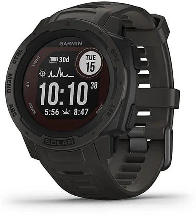 Garmin GPS-Sportuhr Instinct® Solar grau   010-02293-00 Auf Lager Unisex EG