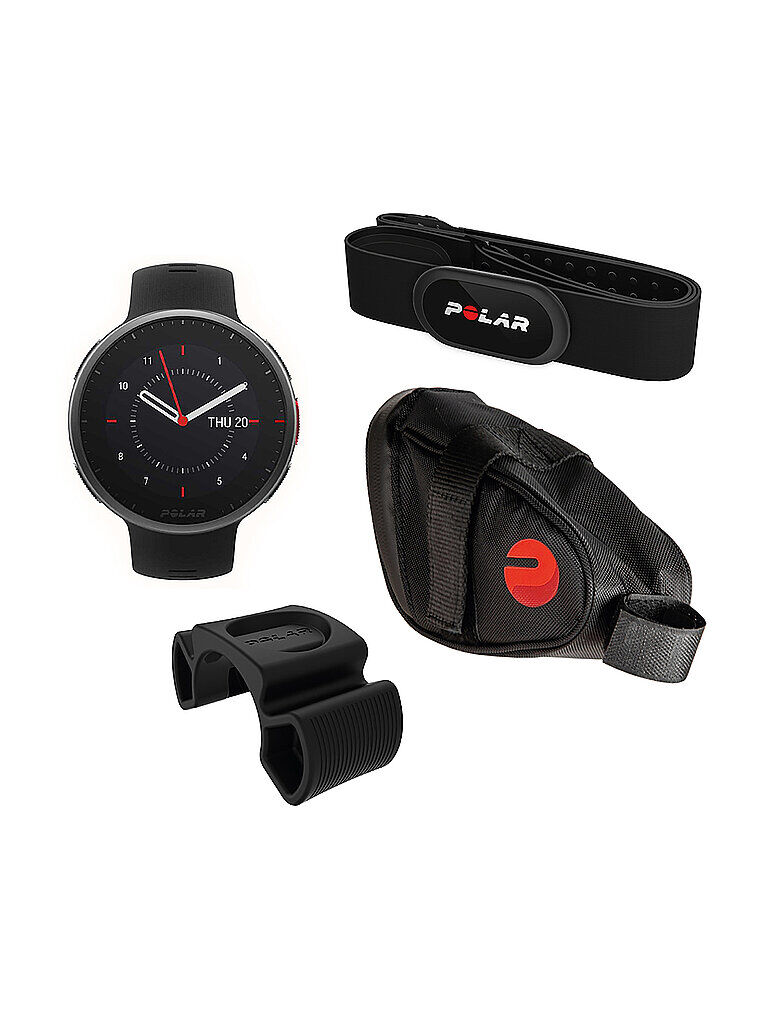 POLAR GPS-Multisportuhr Vantage V2 M/L Cycling Bundle schwarz   90085396 Auf Lager Unisex EG