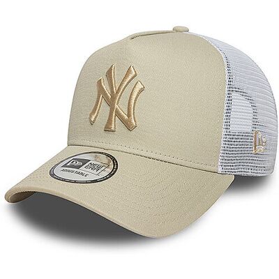 NEW ERA Damen Kappe League Trucker New York Yankees creme EG NEW ERA Damen Kappe League Trucker New York Yankees creme EG