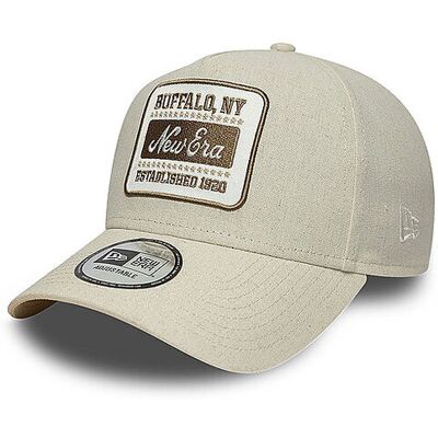 NEW ERA Herren Kappe Patch Linen EFRAME beige EG NEW ERA Herren Kappe Patch Linen EFRAME beige EG