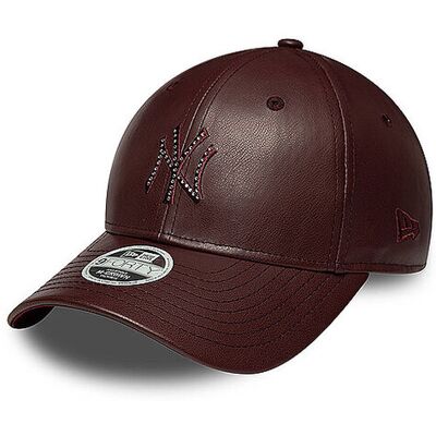 NEW ERA Damen Kappe MLB Diamante PU New York Yankees 9FORTY M-Crown dunkelrot EG NEW ERA Damen Kappe MLB Diamante PU New York Yankees 9FORTY M-Crown dunkelrot EG
