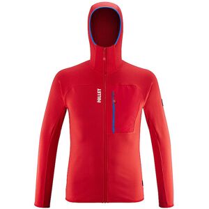 MILLET Herren Fleecejacke Trilogy Lightgrid Polartec Hoodie rot   Größe: XL   MIV10124 Auf Lager Herren XL