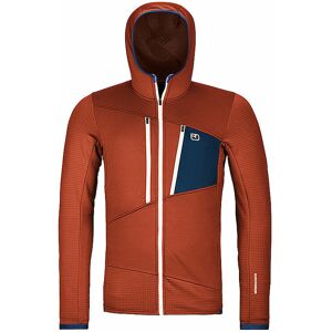 ORTOVOX Herren Fleecejacke Grid Hoodie kupfer   Größe: S   87214 Auf Lager Herren S