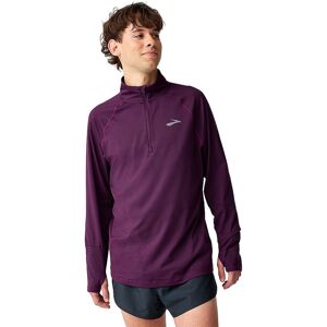 BROOKS Herren Lauf Zipshirt Dash 3.0 dunkelrot L L BROOKS Herren Lauf Zipshirt Dash 3.0 dunkelrot L L
